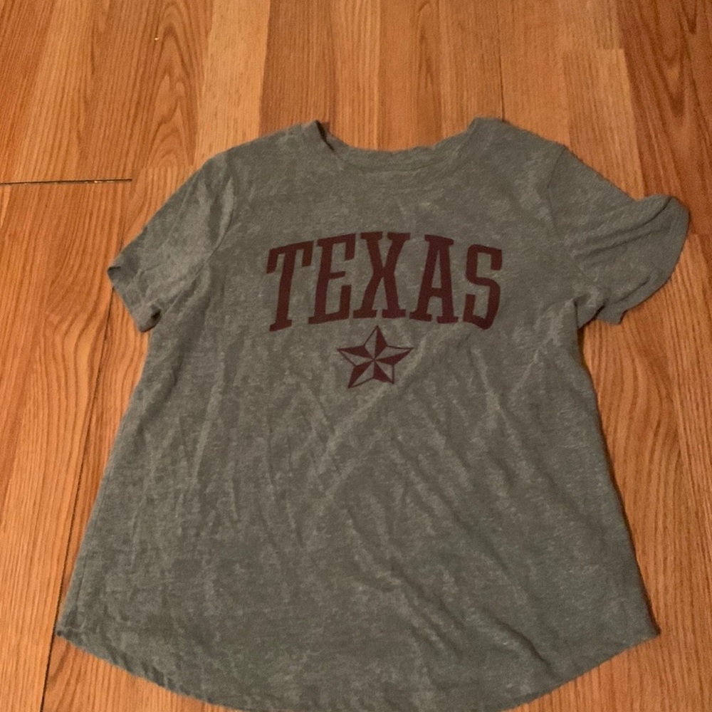Old navy grey texas shirt girls